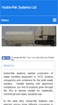 Mobile Screenshot of hydrapaksystems.com
